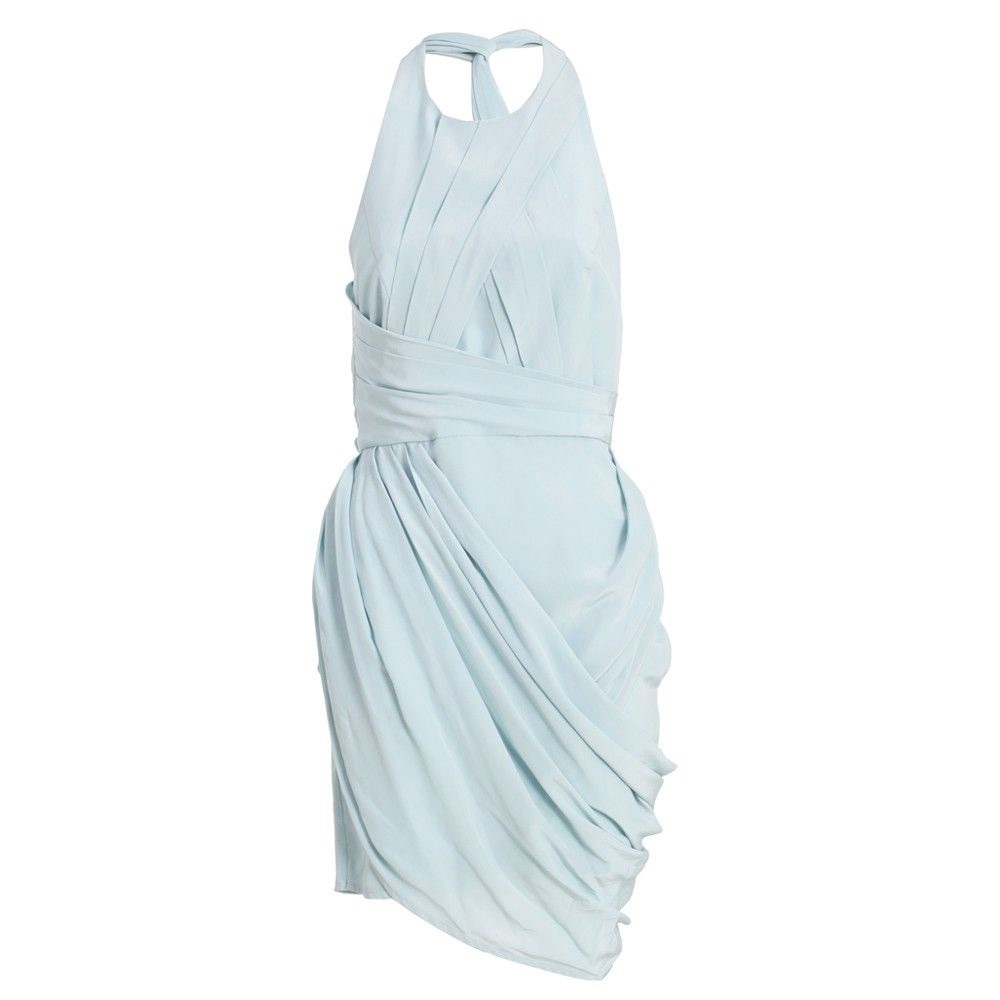 Zimmermann Grecian Dress in Pale Blue